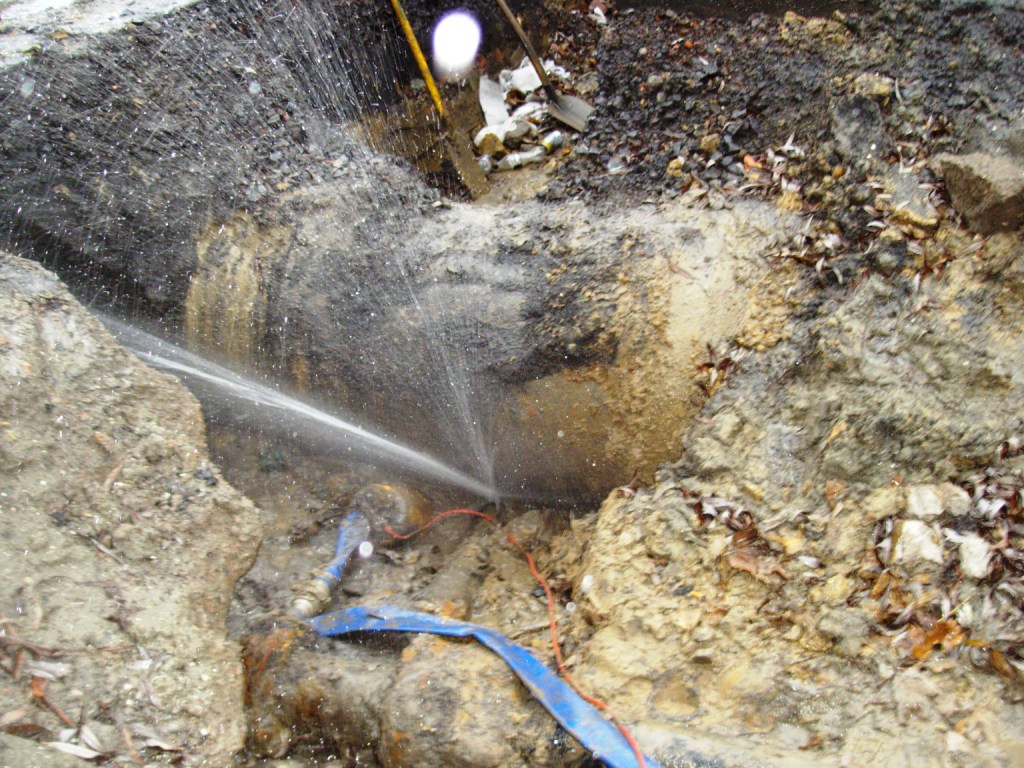 Recherche de fuites d'eau sur canalisations